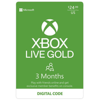 Xbox Live Gold | 3 months | $24.99 at Best Buy