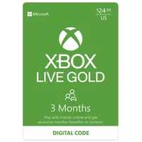 Xbox Live Gold | 3 months | $24.99 at Best Buy