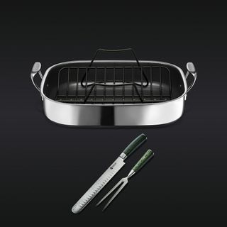 Hybrid Roasting Pan & Carving Set 