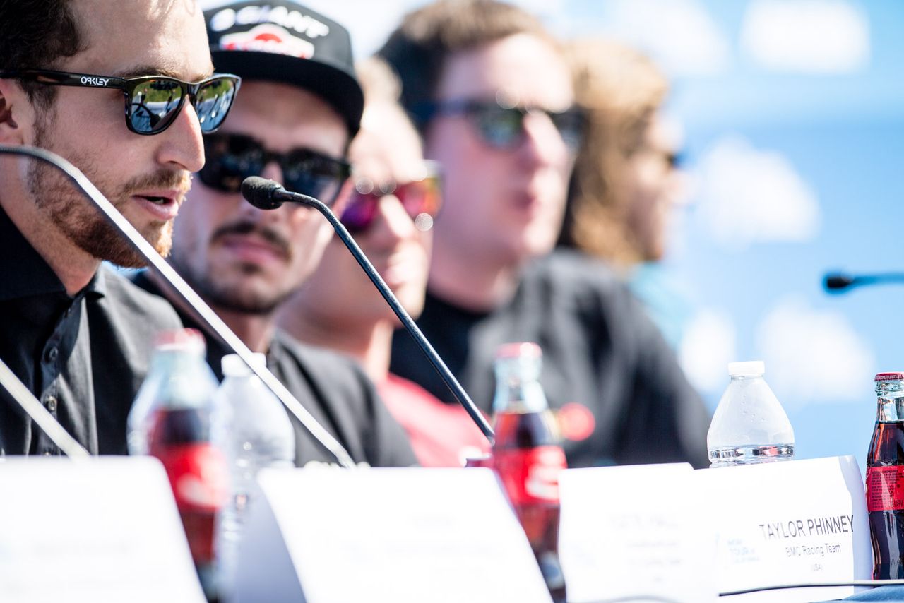 Taylor Phinney (BMC) talking about the week of racing