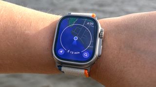 The Apple Watch Ultra 2 on a wrist