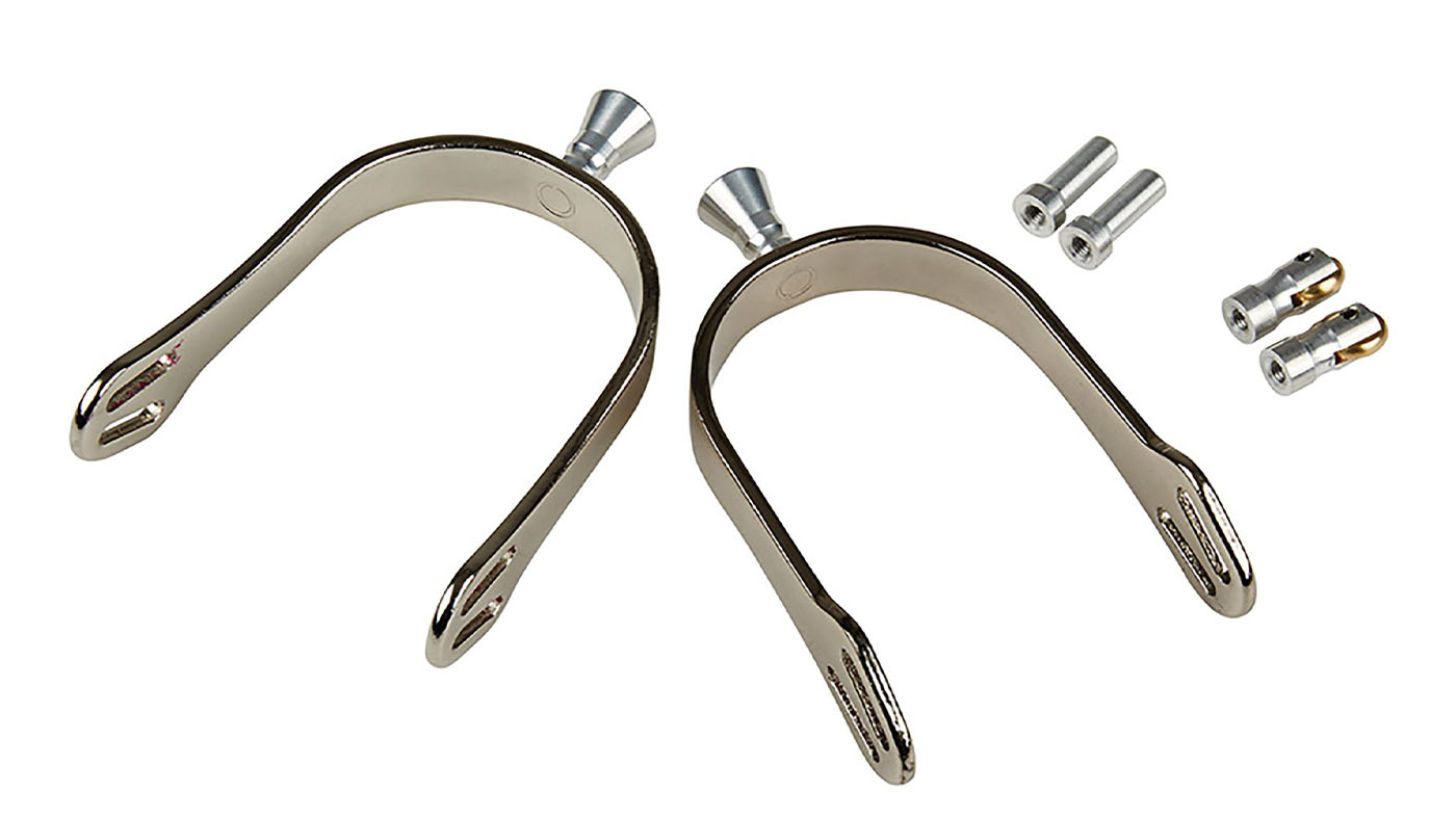 Korsteel Aluminium Interchangable spurs for horse riders