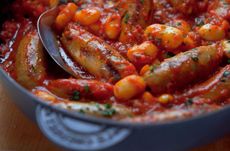 Sausage and bean stew 