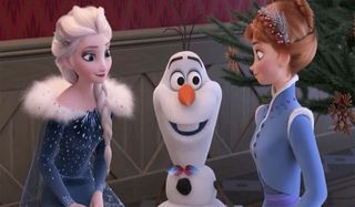 Anna Elsa and Olaf