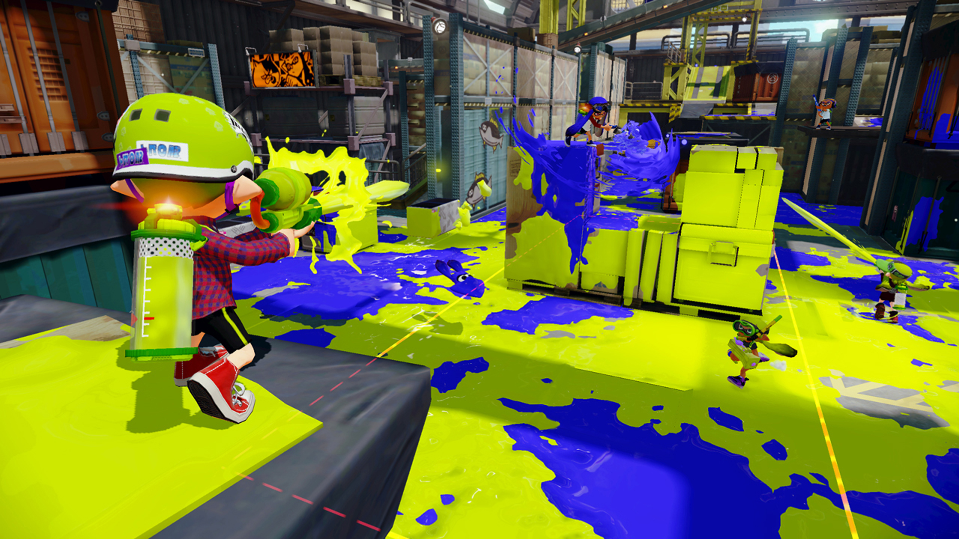 Splatoon Wii U screenshot