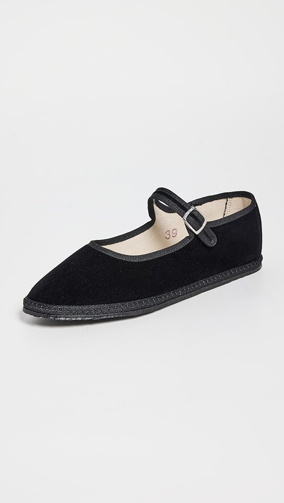 Vibi Venezia Mary Jane Nero Flats