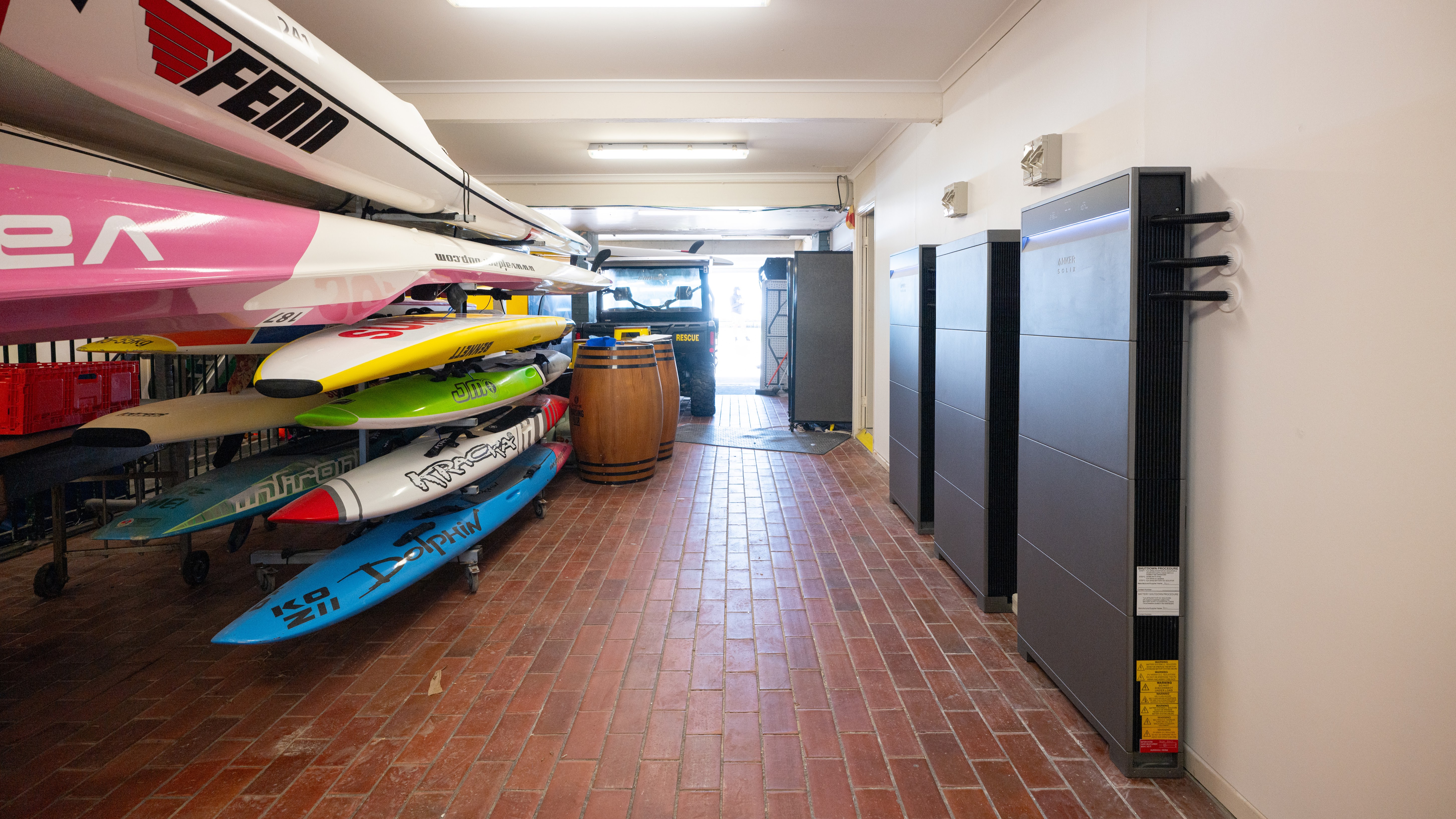 Anker Solix X1 home battery installed on wall