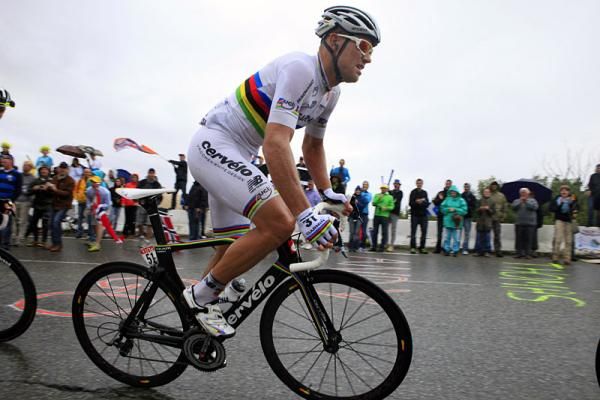 World champion Thor Hushovd (Garmin-Cervelo)