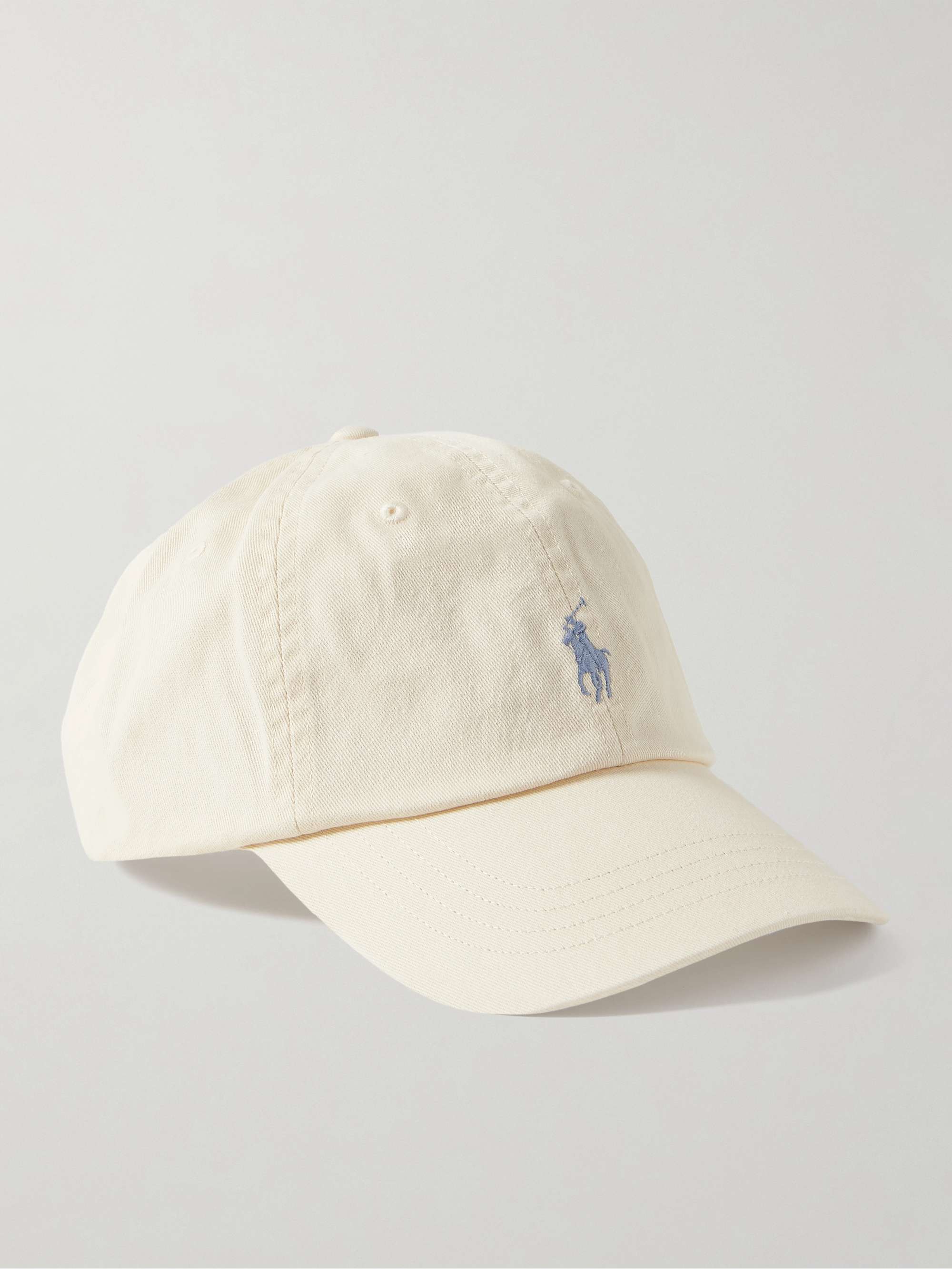 Embroidered Cotton-Twill Baseball Cap