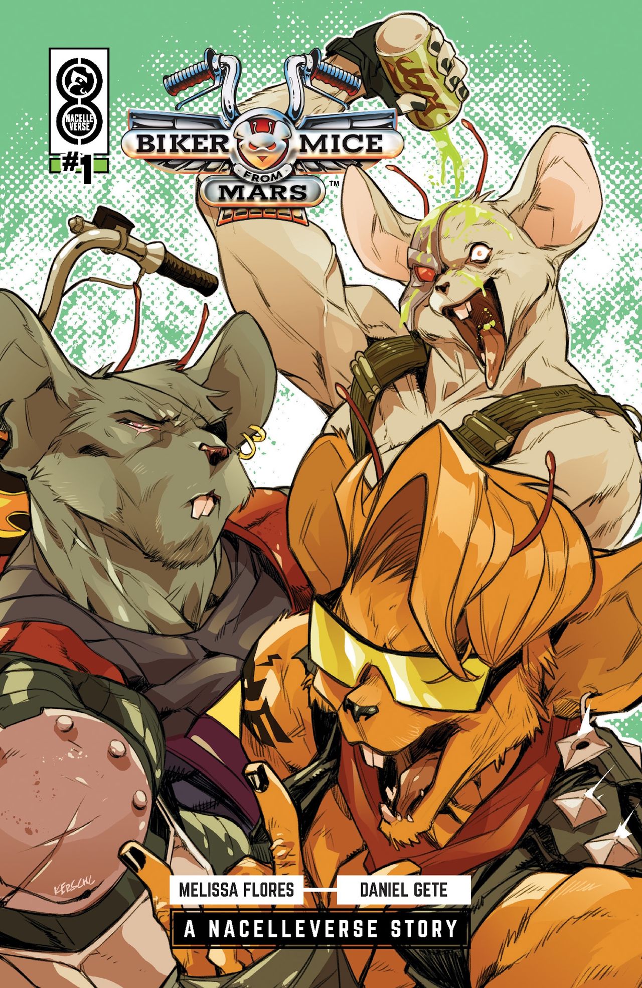 Simon Bisley's variant cover for Biker Mice From Mars #1.