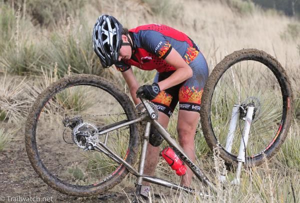 Mud wreaked havoc as it actually stopped wheels from turning