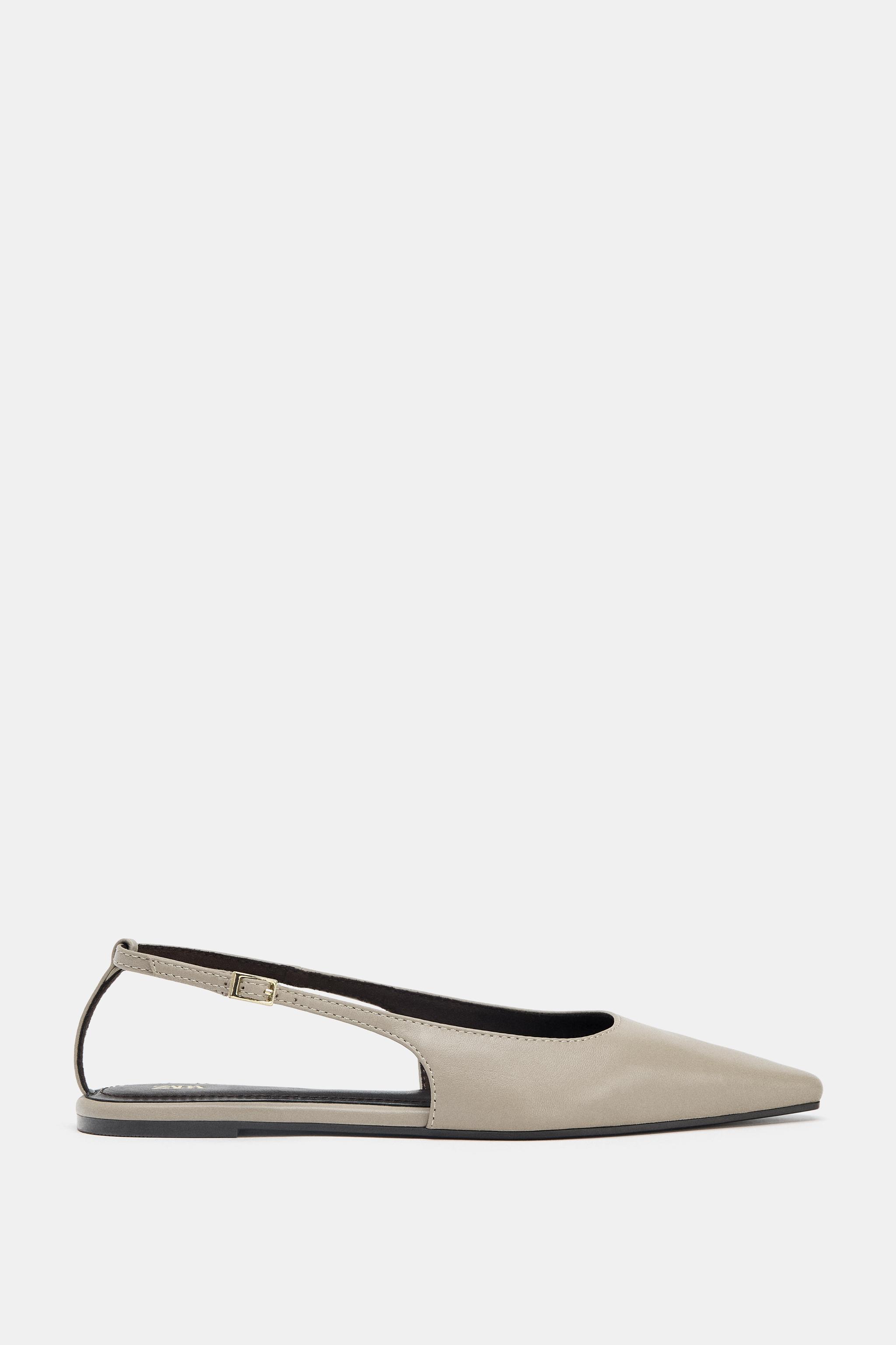 Leather Slingback Shoes