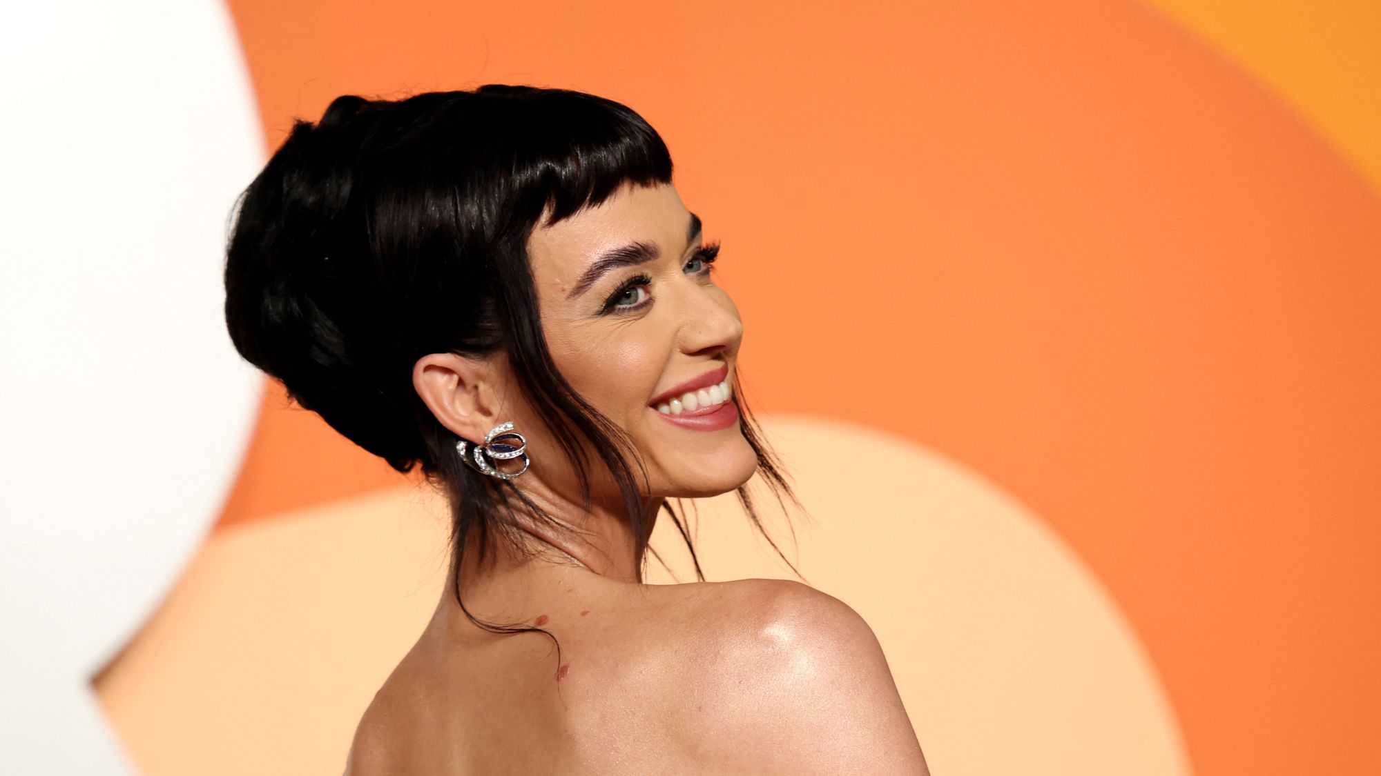 Katy Perry attends the Vanity Fair Oscars party in 2025