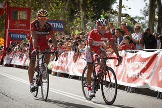 Gilbert and Rodriguez escaped from the bunch on the run to Barcelona