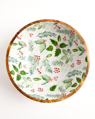 Holly Berry 12-Inch Serving Bowl