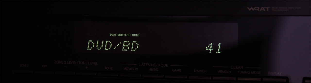 Here's what your receiver displays if your playback software does the decoding and outputs multi-channel LPCM sound...