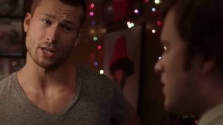 Glen Powell with Haley Joel Osment in Sex Ed