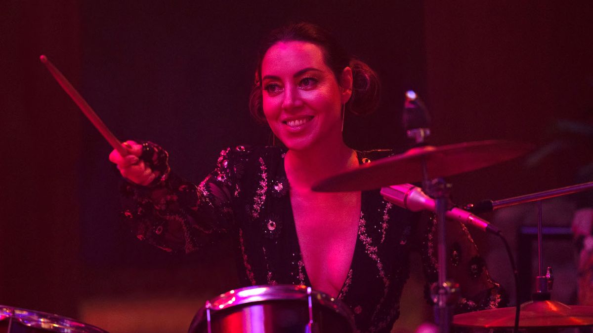 Rio playing the drums in Agatha All Along Episode 4