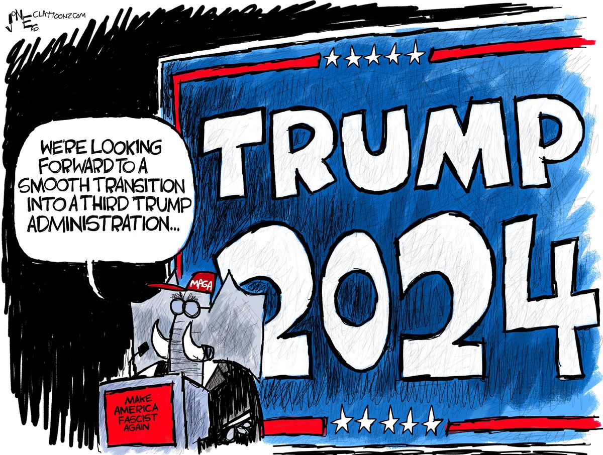 Political Cartoon U.S. GOP Trump 2024 The Week