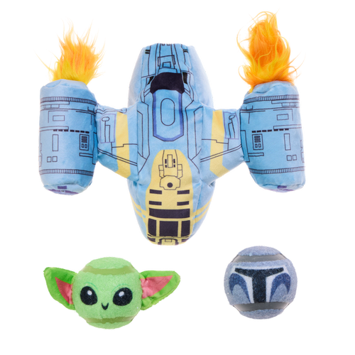 Razor Crest Plush 3-In-1 + Fetch Dog Toy