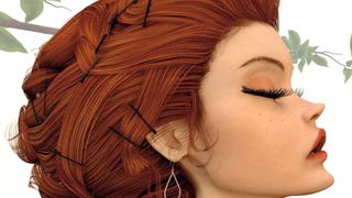Woman's hair in Cinema 4D