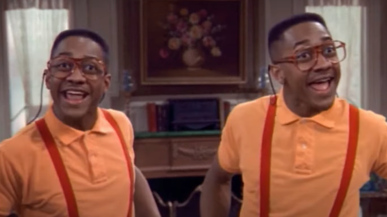 Steve Urkel and his clone on Family Matters