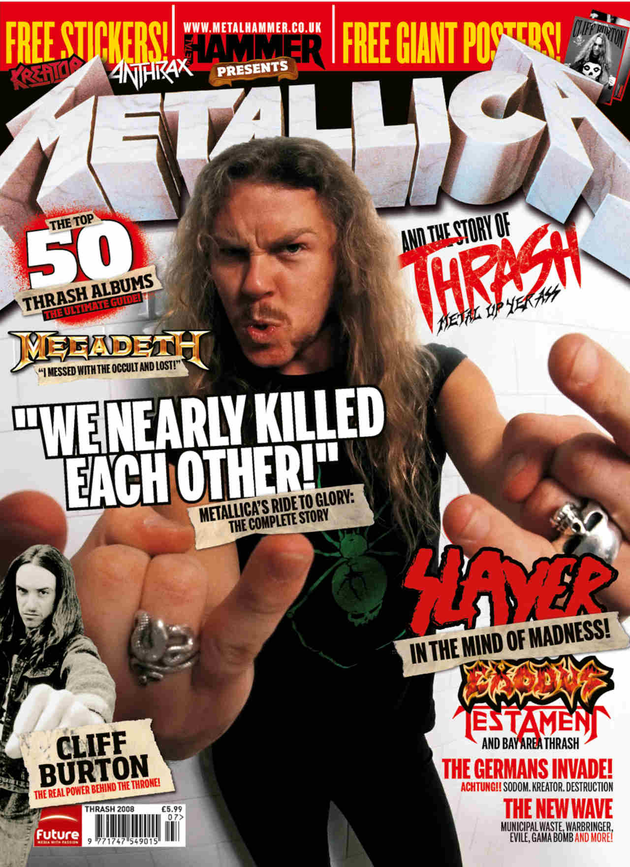 The cover of Metal Hammer Presents Metallica And The Story Of Thrash magazine