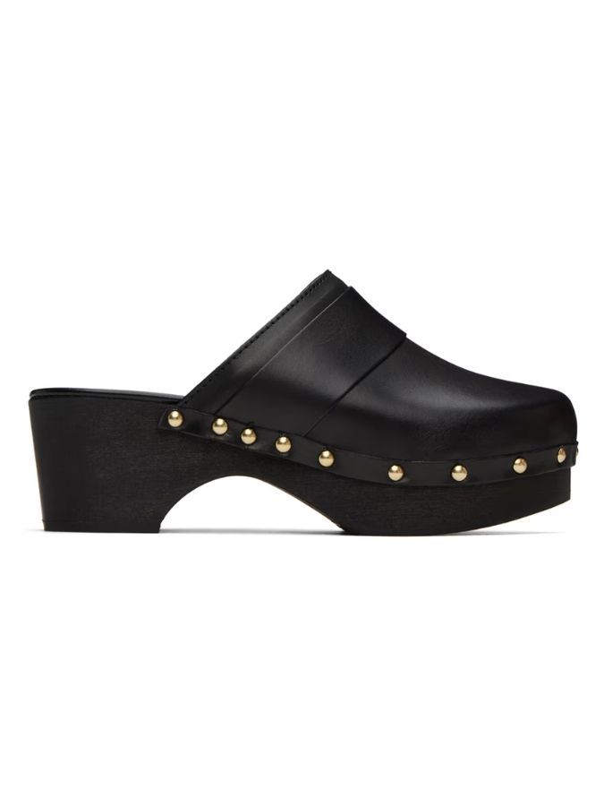 Black Bibi Clogs