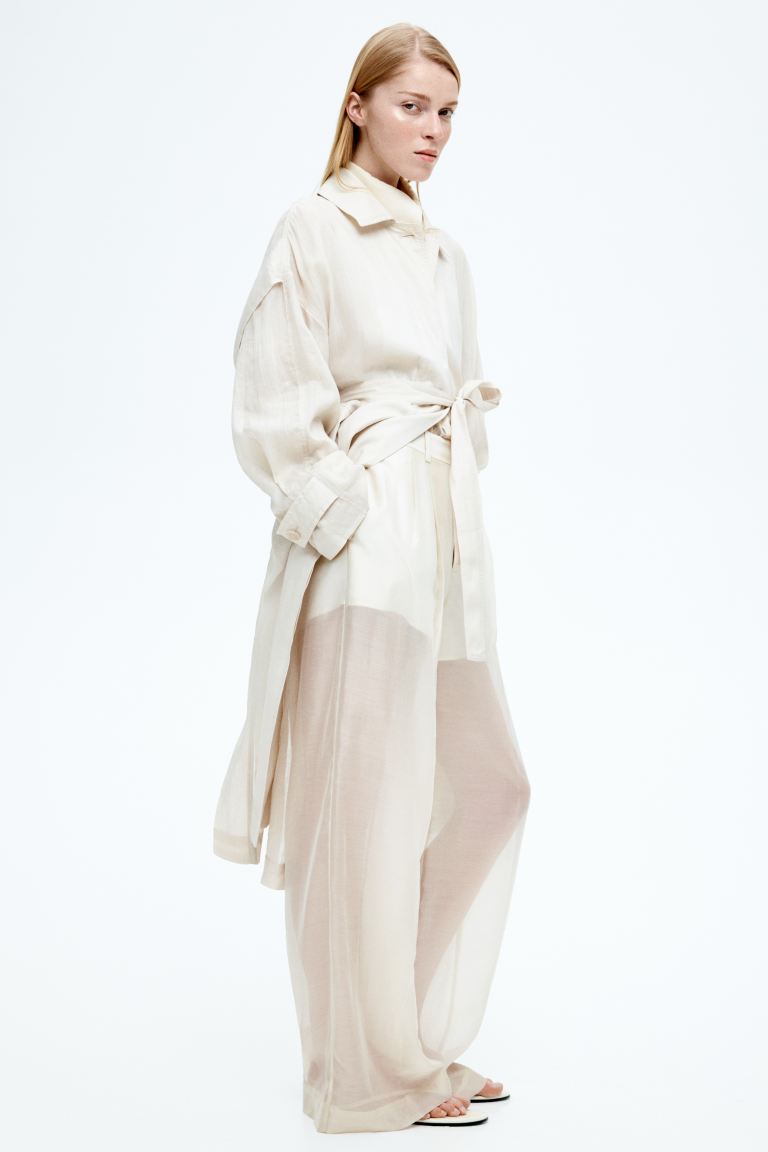 Wide Sheer Trousers