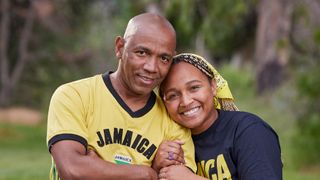 Linton and Sharik Atkinson in The Amazing Race season 34