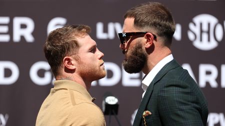 Canelo Alvarez and Caleb Plant in face-off