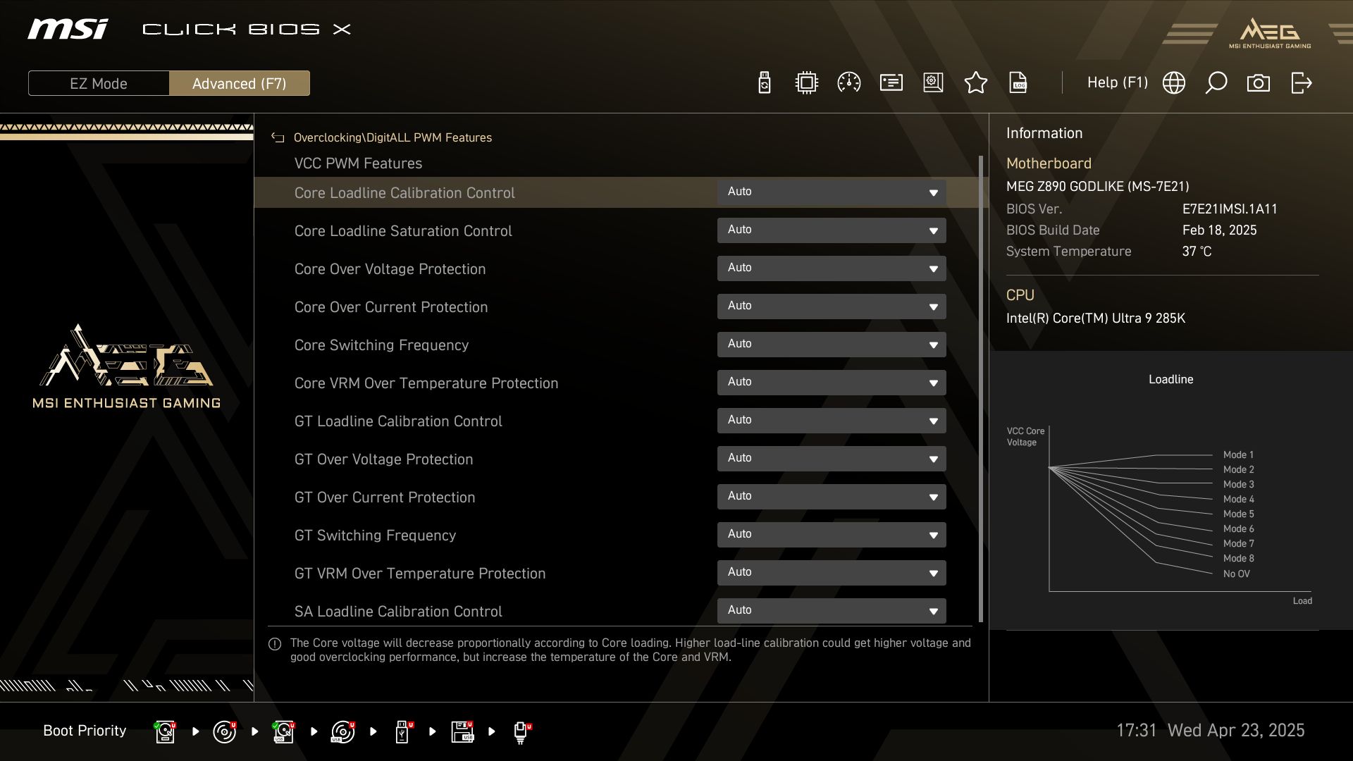 MSI Z890 Godlike