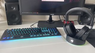 Roccat Syn Max Air headset in PC gaming setup