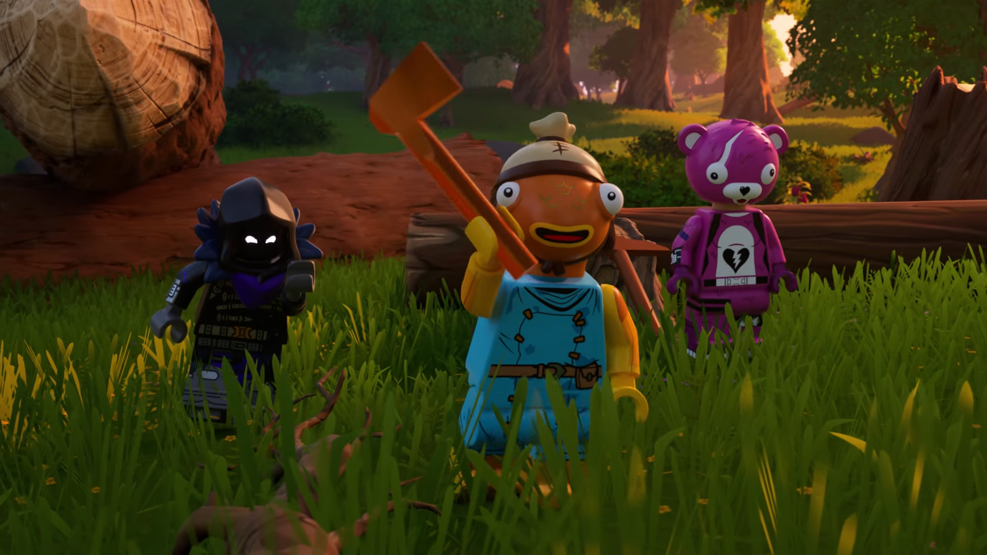 For a cute and cheery little survival game, Lego Fortnite goes