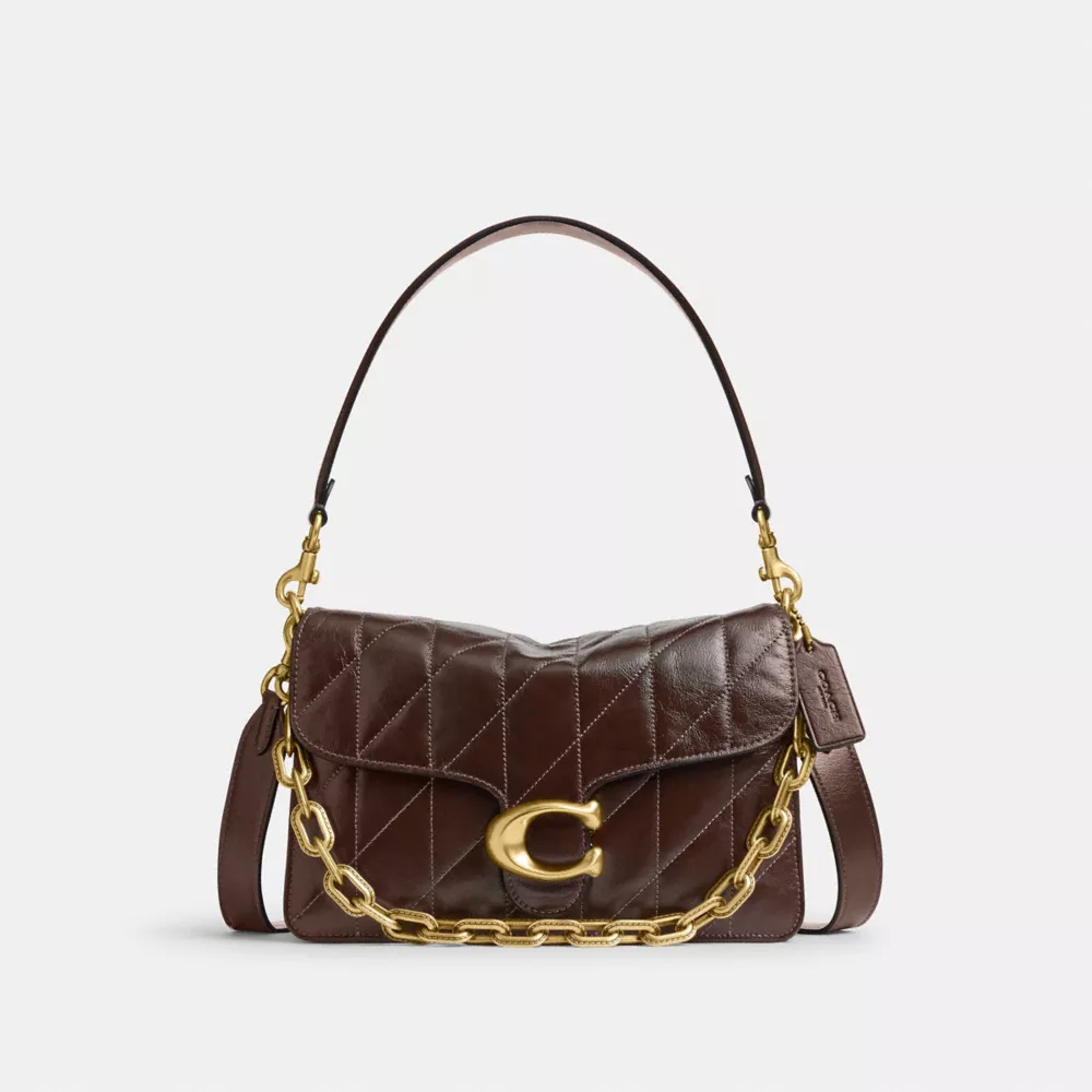 Chain Tabby Shoulder Bag With Quilting