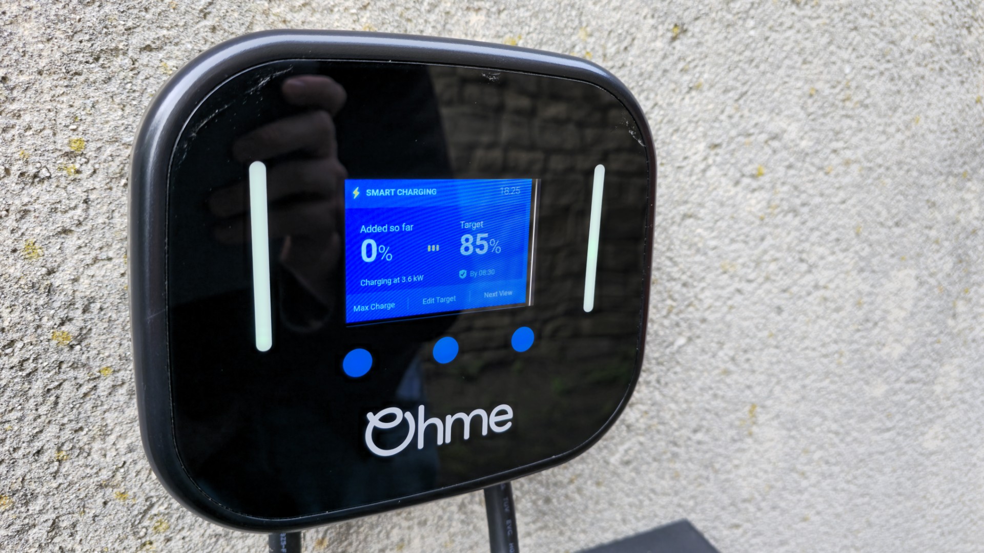 Ohme Home Pro installed on wall