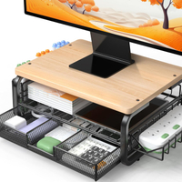 Wood Monitor Stand Riser