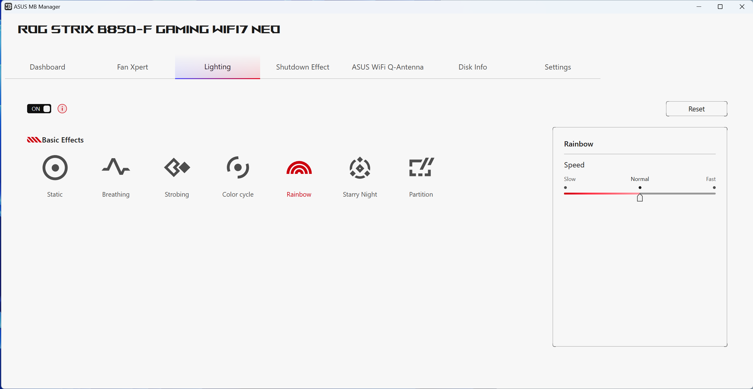Asus ROG Strix B850-F Gaming Wifi Neo - Software