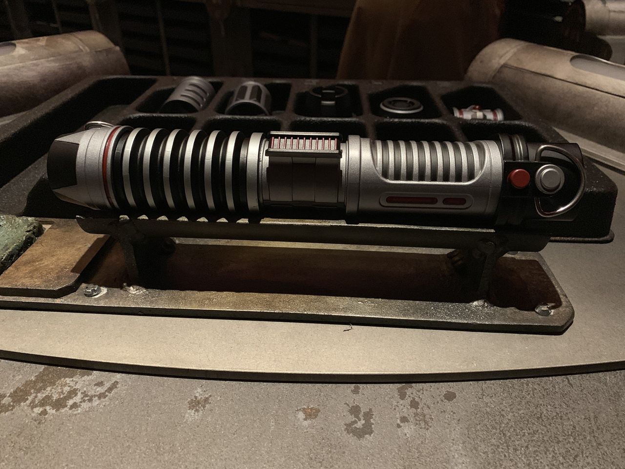 Savi's Workshop hilt on stand