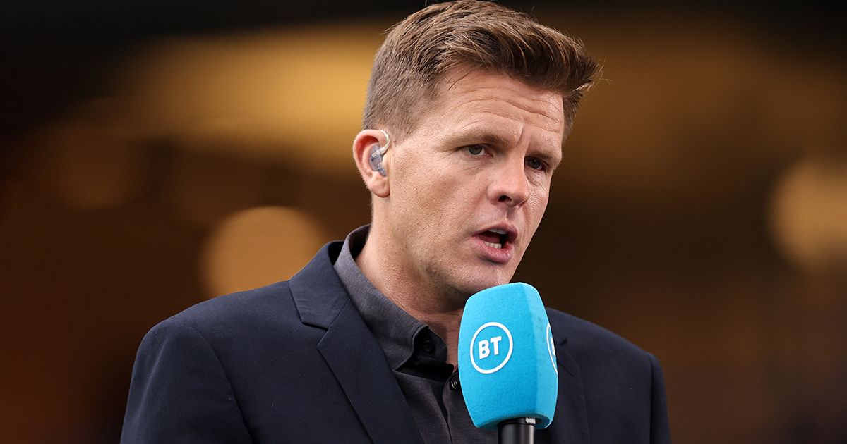 Manchester City vs Inter Milan: Who are the BT Sport commentators for the Champions League final? BT Sport presenter Jake Humphrey during the Premier League match between Chelsea and Manchester City at Stamford Bridge on September 25, 2021 in London, England. 