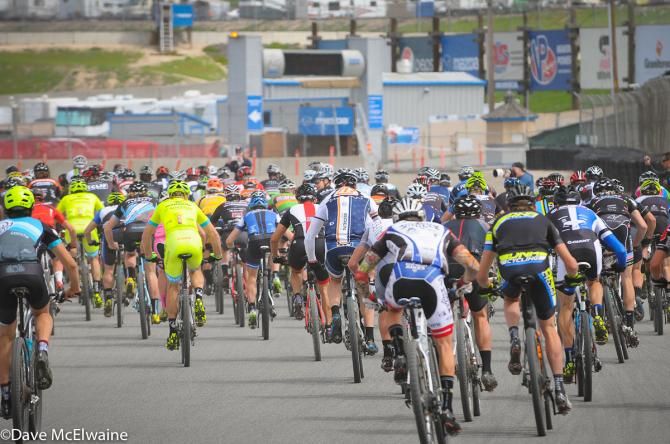 Ninety-eight men started in the pro cross country event