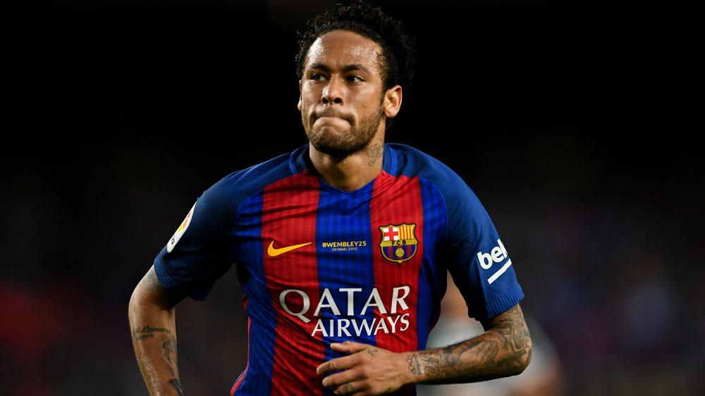 Barcelona winger Neymar playing at Camp Nou