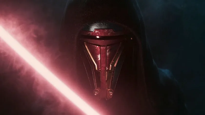 A close-up of KOTOR's Revan