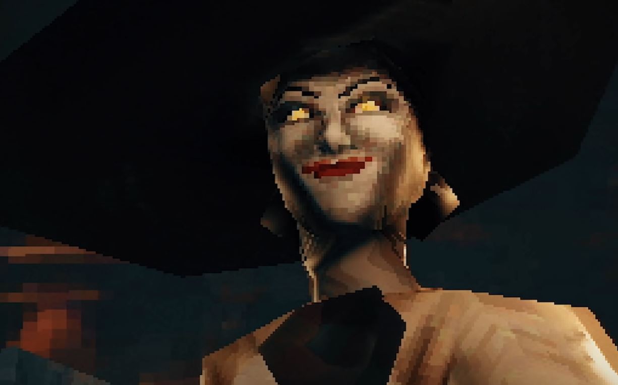  Resident Evil Village PS1 demake has a scarier Lady Dimitrescu 