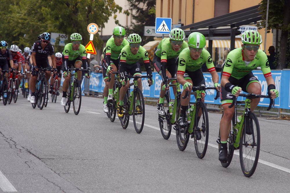 Cannondale Drapac control the peloton