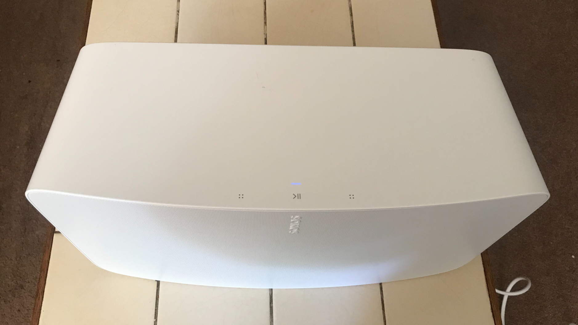 Sonos Five from above, on a table
