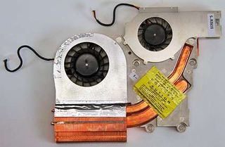 The M590K's CPU cooling system.