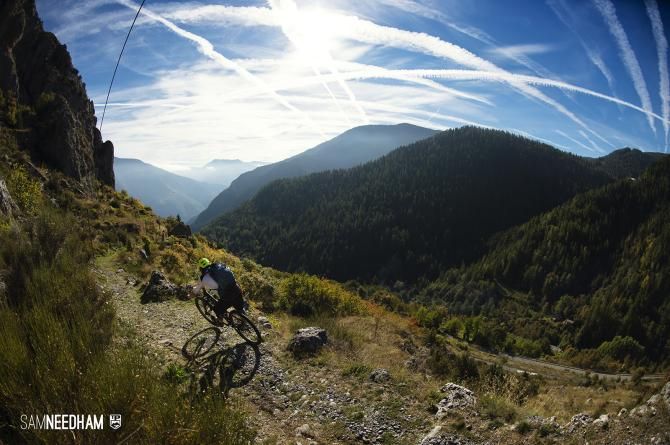 A rider during day 4 of the Trans-Provence