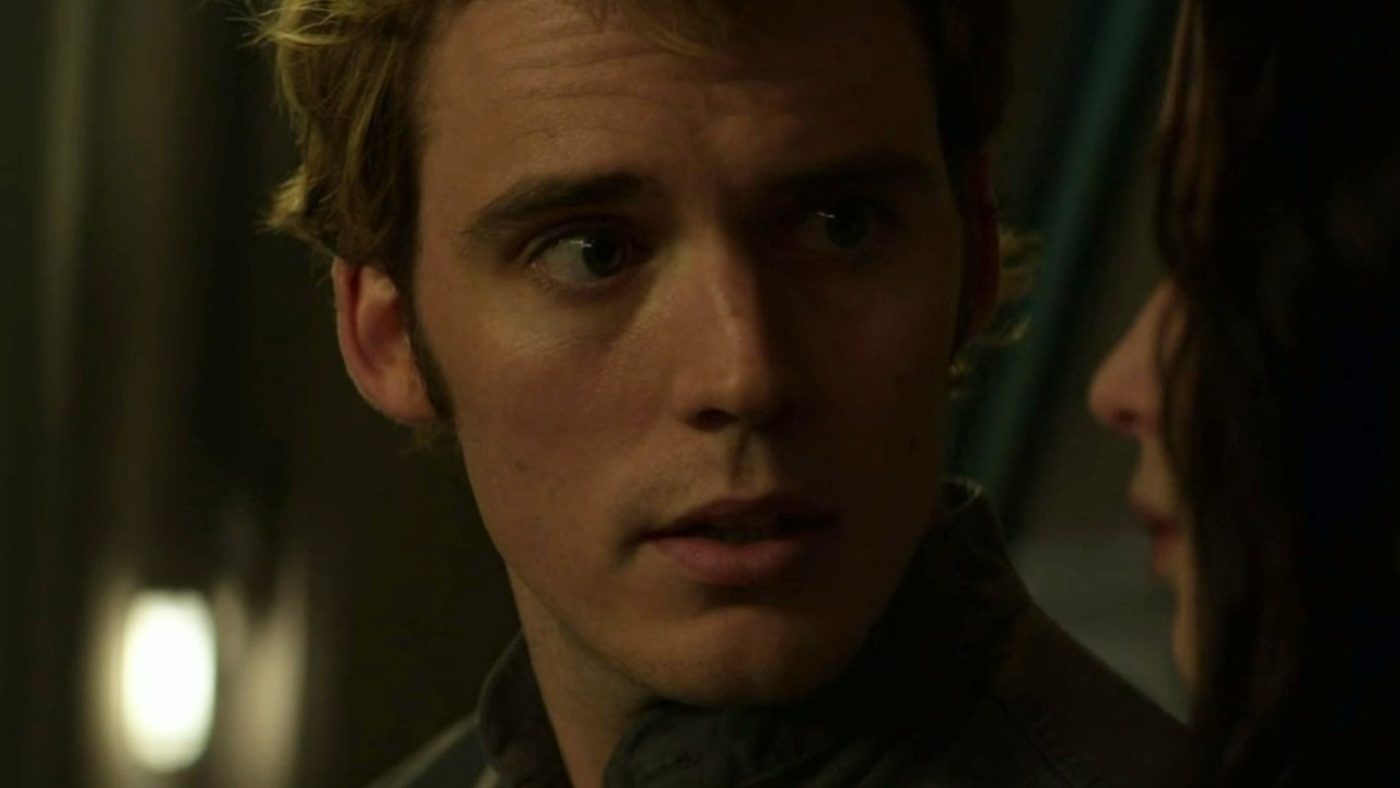Sam Claflin as Finnick in The Hunger Games