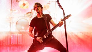  Joe Duplantier of Gojira performs at Alcatraz on June 19, 2023 in Milan, Italy